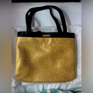 Versace Gold Weave Tote